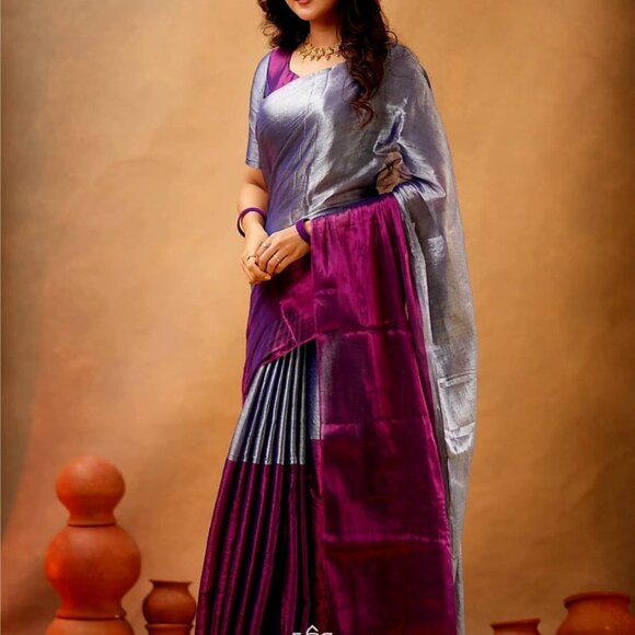 Khadi Cotton Saree - Picture 8 of 12